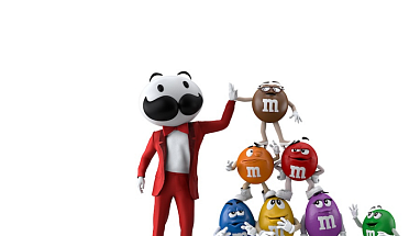 Pringles and M&M'S characters